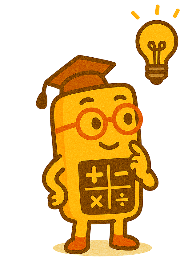 Calculator is practicing multiplication by heart 
